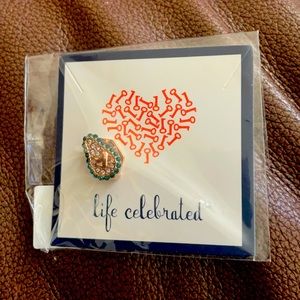 KEEP Rare Avocado 🥑 Rosegold and Green Pave Charm